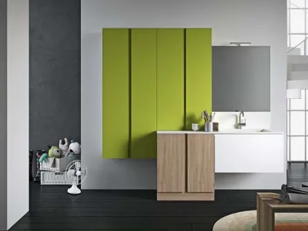 Mobile da lavanderia in laccato e melaminico Idrobox 07 di Birex