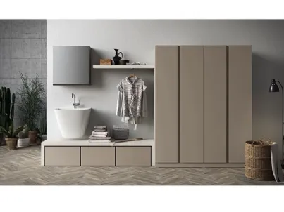 Mobile da Lavanderia in laccato opaco Idrobox 05 di Birex