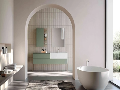 Mobile da Bagno sospeso M1 System 143 di Baxar