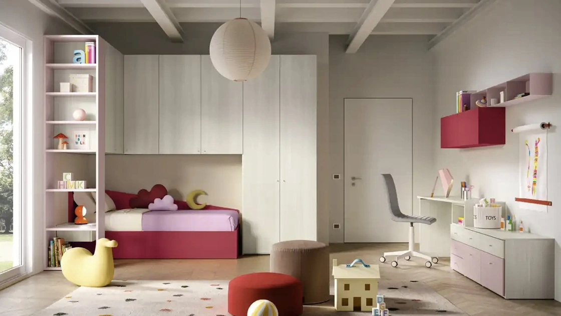 Cameretta a ponte K119 di Moretti Compact Camerette