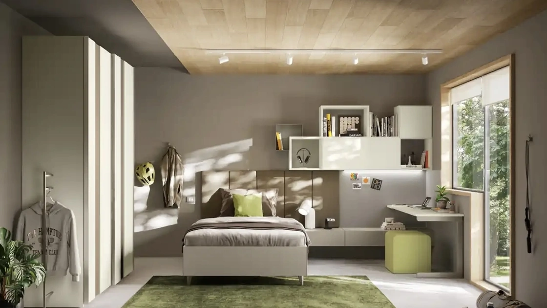 Cameretta per ragazzi Y110 di Moretti Compact Camerette