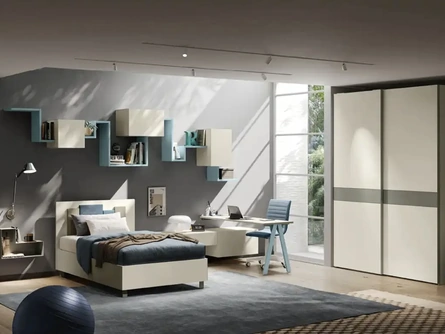 Cameretta per ragazzi Y118 di Moretti Compact Camerette