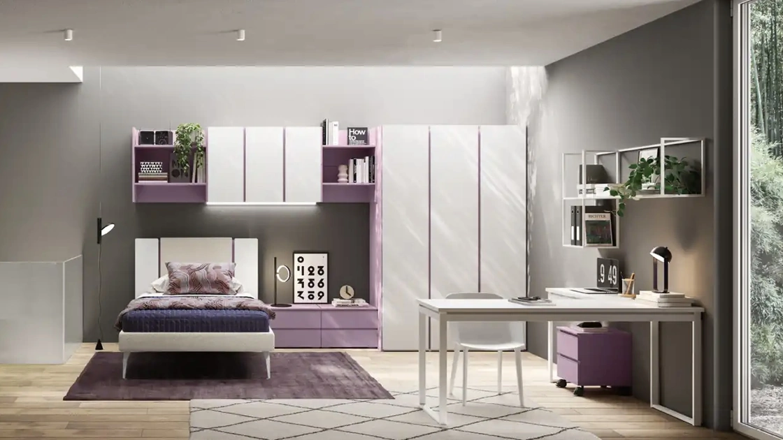 Cameretta a ponte Y121 di Moretti Compact Camerette