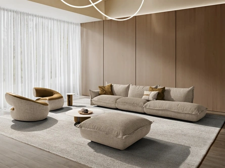 Salotto imbottito Gala di Max Divani