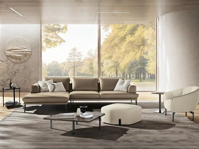 Divano con penisola Morfeo di Max Divani