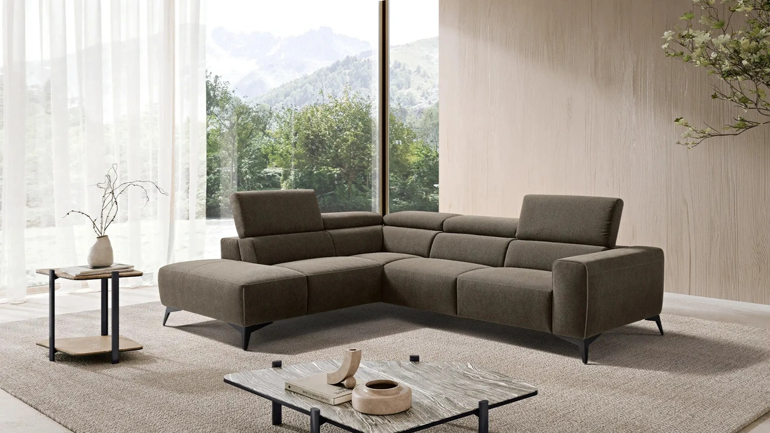 Divano relax angolare Rev di Max Divani