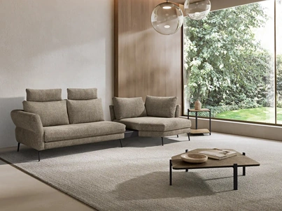 Divano con penisola Vibe di Max Divani