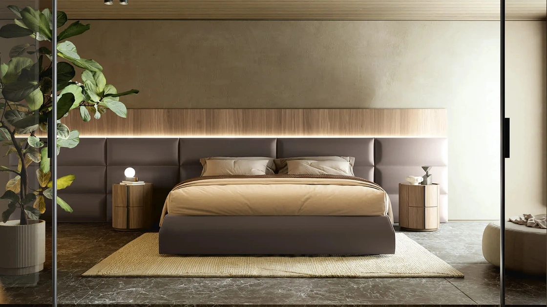 Letto imbottito Couple di Febal Casa