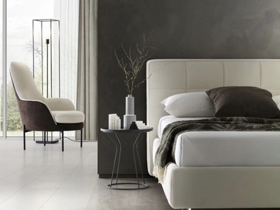 Letto in tessuto Gaucho di Le Comfort