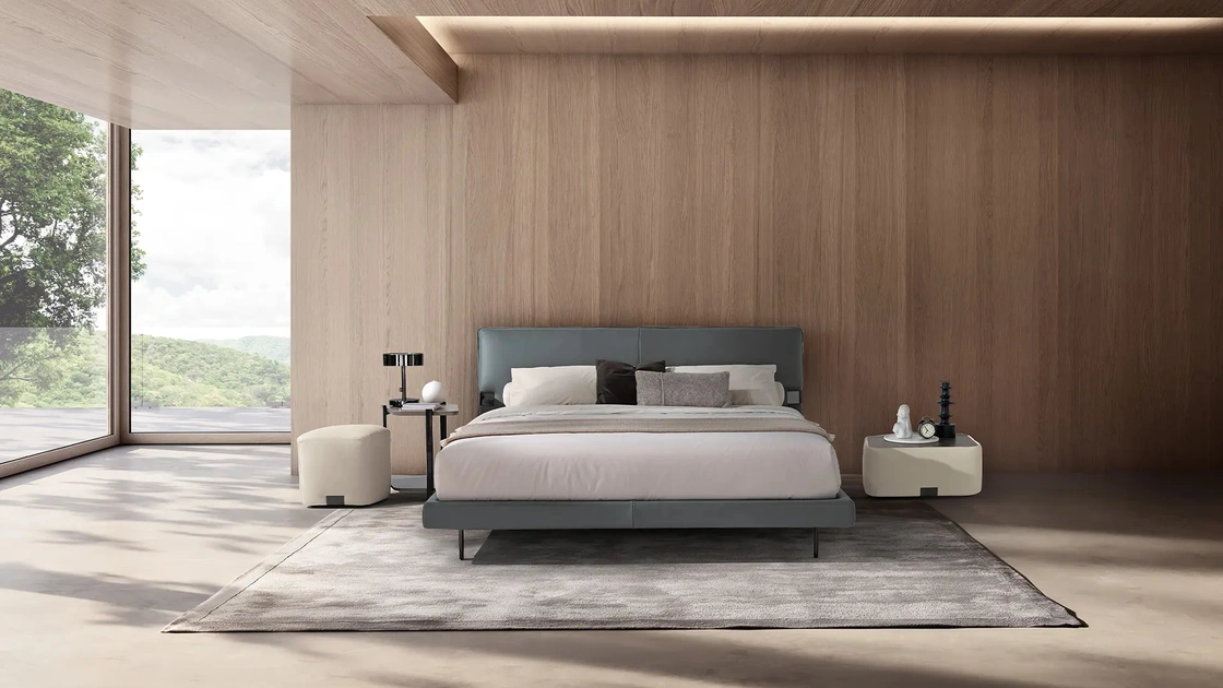 Letto in pelle Nel di Max Divani