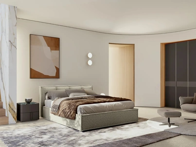 Letto imbottito Peter di Febal Casa