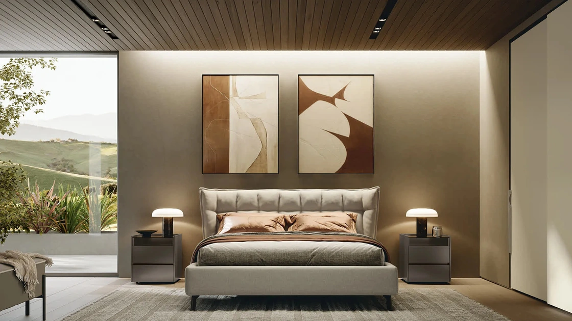 Letto imbottito Raphael di Febal Casa