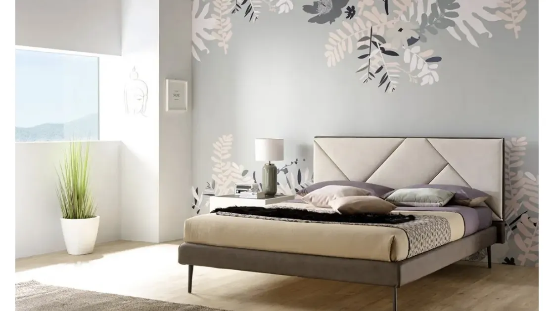 Letto in ecopelle SC221 di Moretti Compact