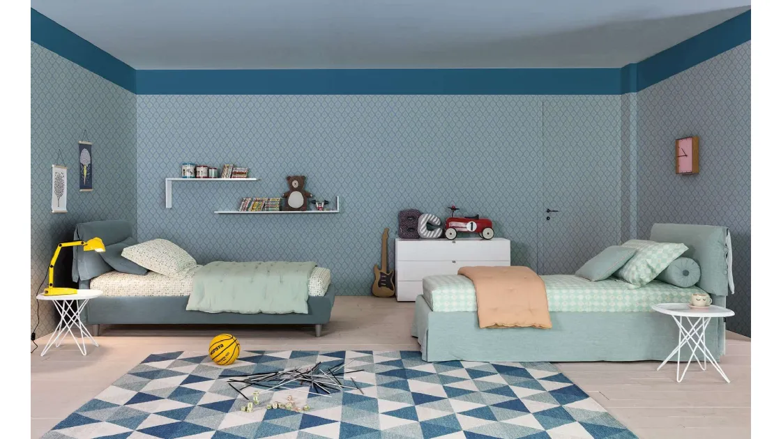Letto Singolo in tessuto Giselle di Twils