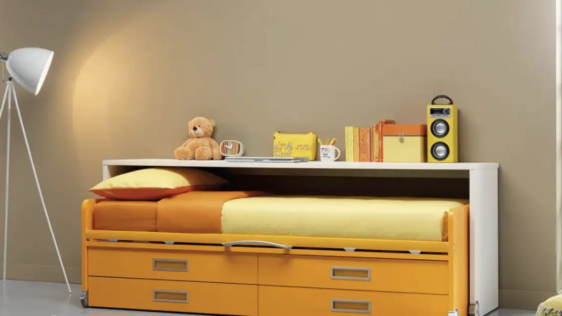 Letto salvaspazio SC303 di Moretti Compact