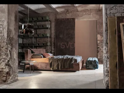 Letto con box contenitore Slim One di Flexteam