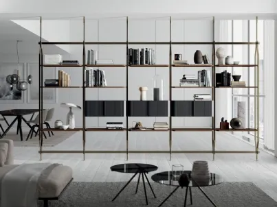 Libreria Charlotte a soffitto 3 di Bontempi