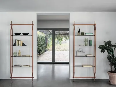 Libreria Charlotte a parete 2 di Bontempi