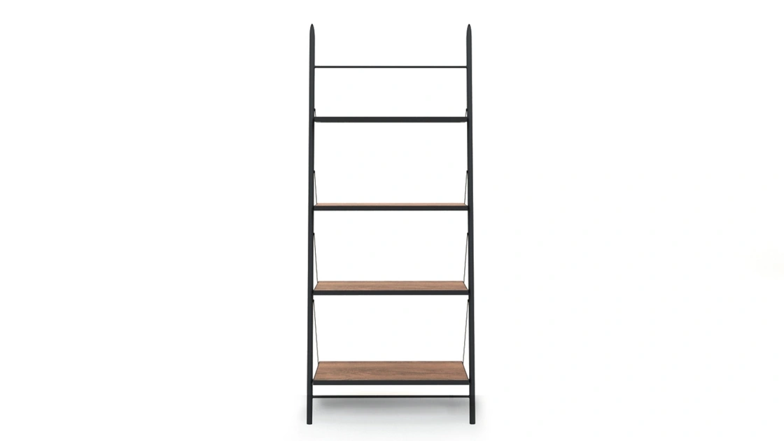 Libreria Easy in ferro con ripiani in legno di Devina Nais