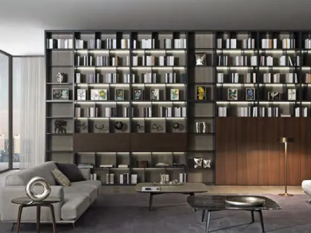 Libreria componibile a muro Crossing di Misuraemme