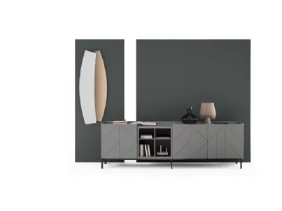 Madia Pica Legno Laccato Decorato 4 di Bontempi