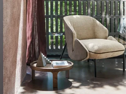 Poltroncina in tessuto Rica di Twils Lounge