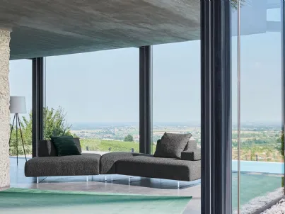 Divano Avenue lineare modulabile componibile di Twils Lounge