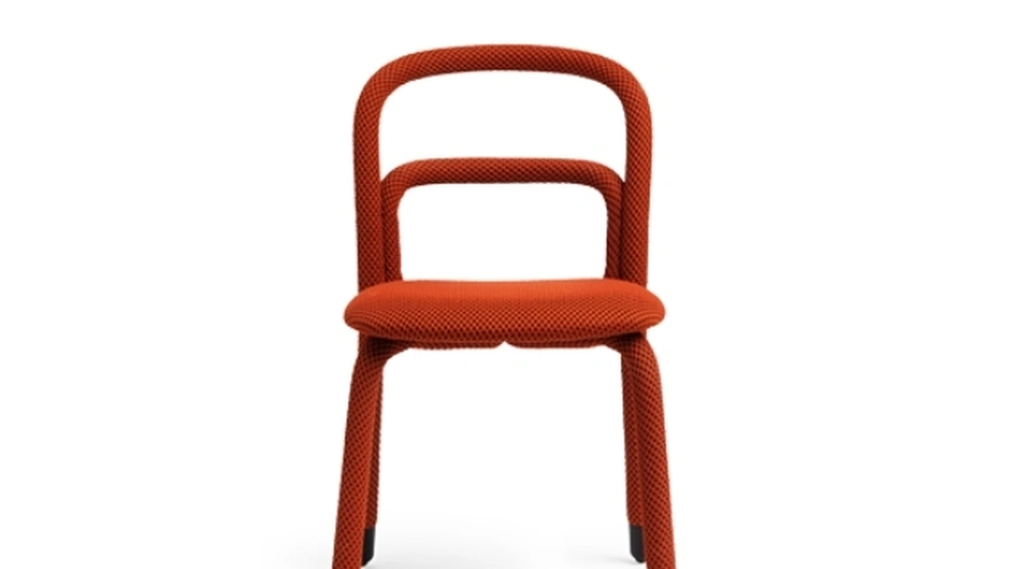 Sedia imbottita Pippi di Midj