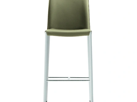 Sgabello in cuoio Nuvola di Midj