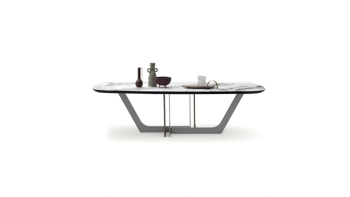Tavolo Piano Cosmopolitan My Glass di Devina Nais