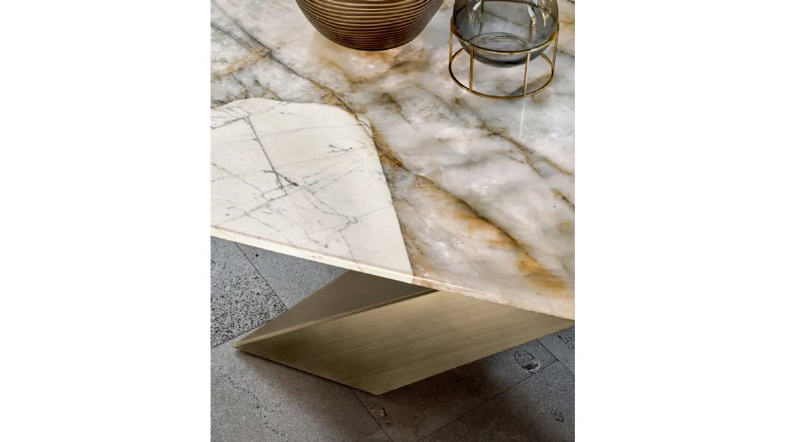 Tavolo Living Marmo di Riflessi