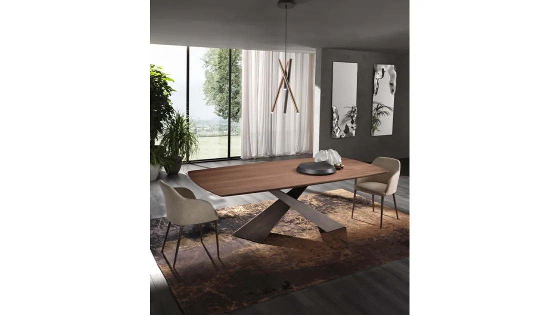Tavolo Living Legno di Riflessi