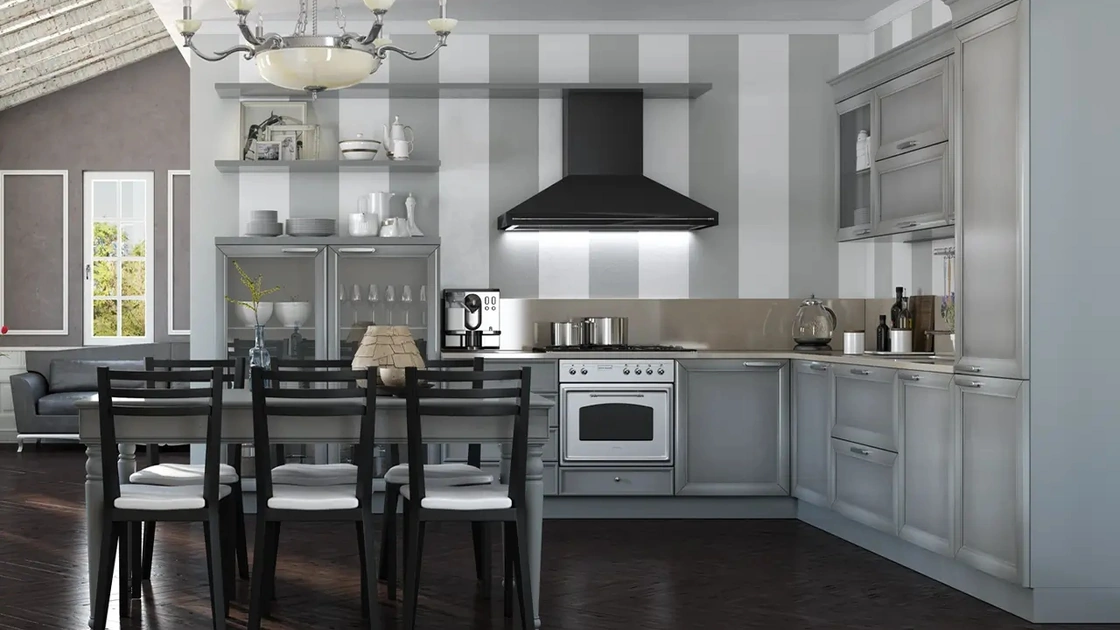 Cucina Classica angolare Le Gemme composizione 03 di Le Fablier