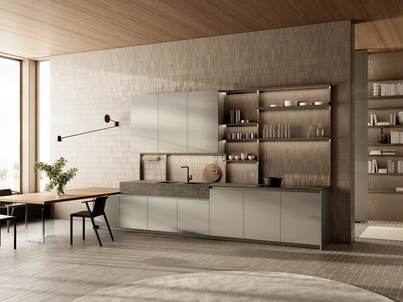 Cucina Design con penisola One 05 di Ernestomeda