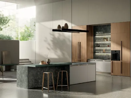 Cucina Moderna Modula Anta Square 02 di Febal Casa