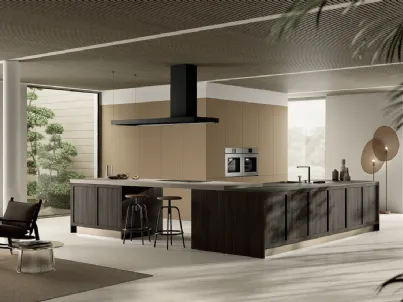 Cucina Moderna Modula Anta Telaio 02 di Febal Casa