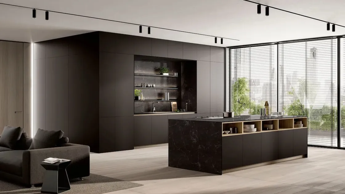 Cucina Moderna Modula Composizione 01 di Febal Casa