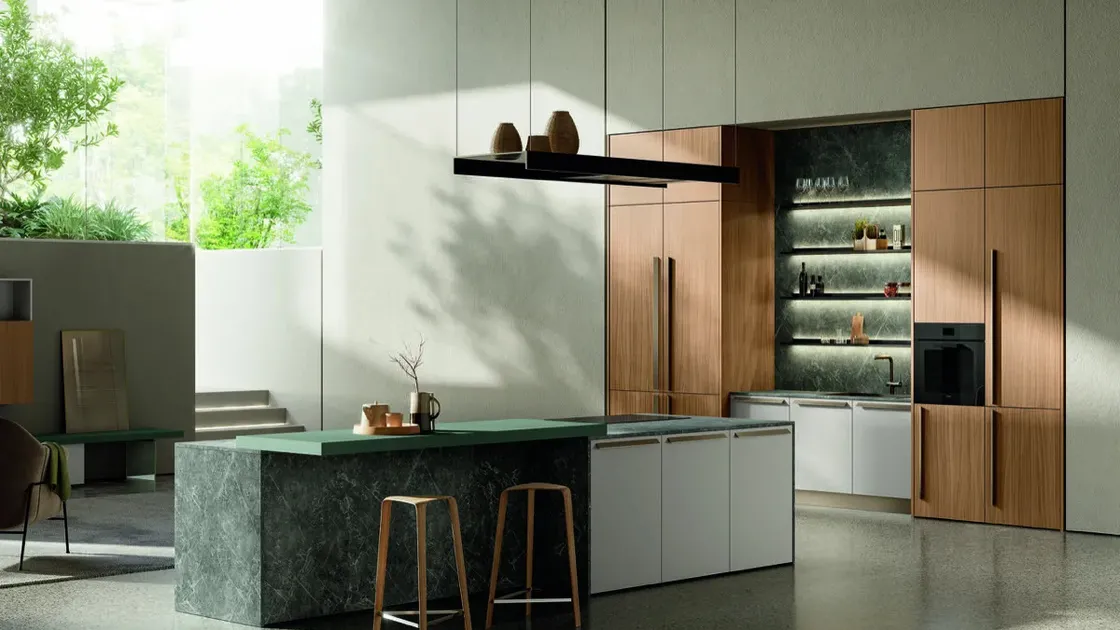 Cucina Moderna Modula Composizione 02 di Febal Casa