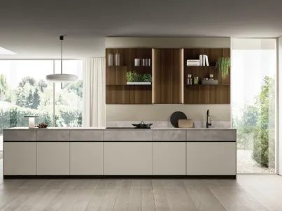 Cucina Moderna Origina Anta Telaio Alluminio 03 di Febal Casa