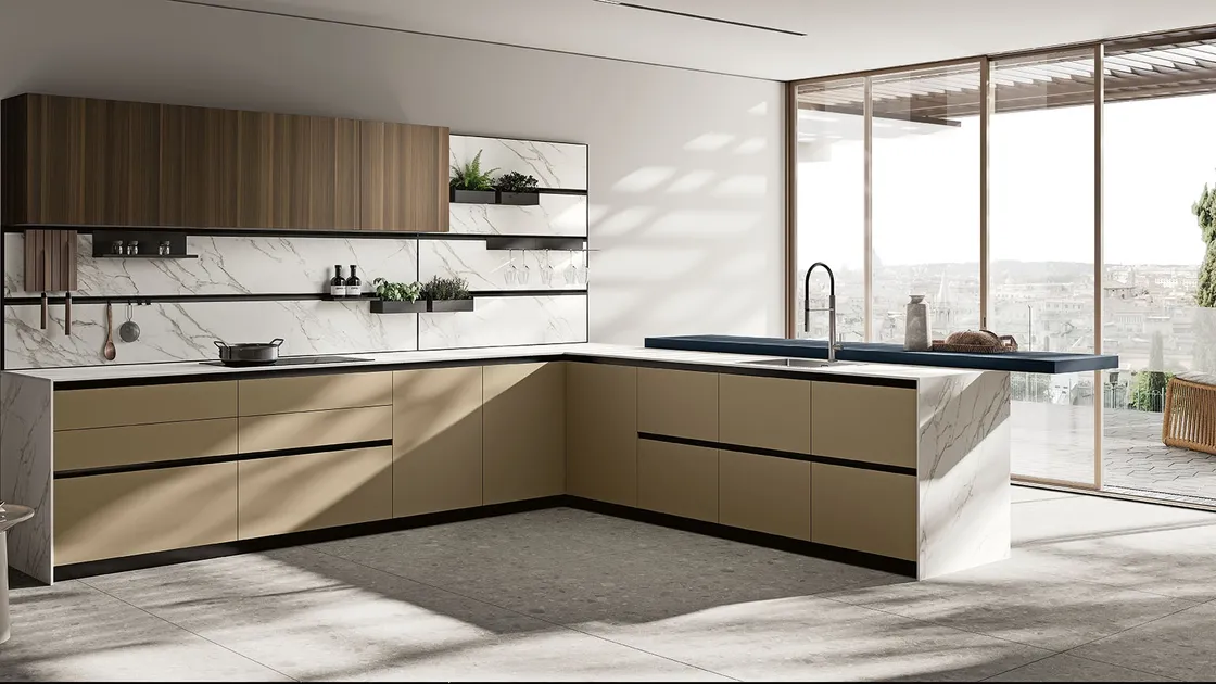 Cucina Moderna Origina Vol I - Composizione 06 di Febal Casa