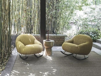 Poltroncina a dondolo Date Outdoor di Flexteam